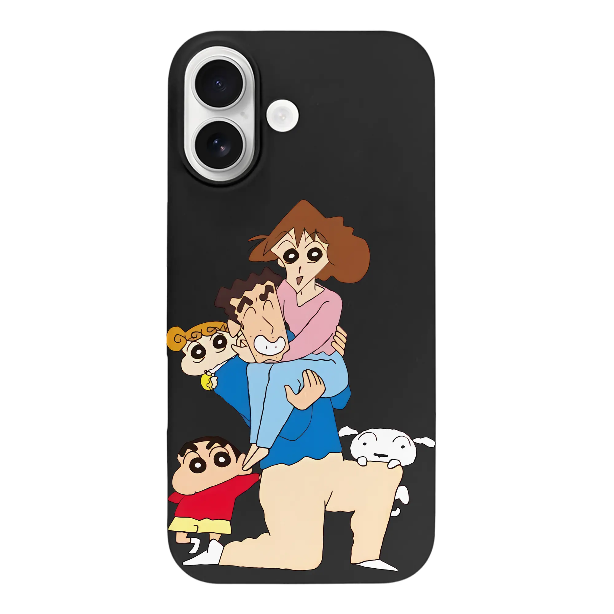 クレヨンしんちゃん グッズ 野原 ひろし - iPhone 17 シリーズ シリコンケース 薄型 耐衝撃 指紋防止 ソフトタッチカバー 精密フィット 傷防止 保護ケース iPhone 17/17 Air/17 Pro/17 Pro Max 対応